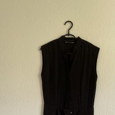Schwarzer langer Jumpsuit