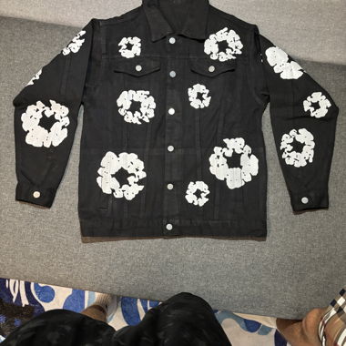 Blumen Jacket Schwarz 