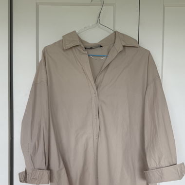 Zara Hemd / Bluse beige