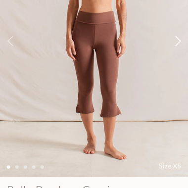Indigo Luna Bamboo Capri - Yoga-Pilates - Gym