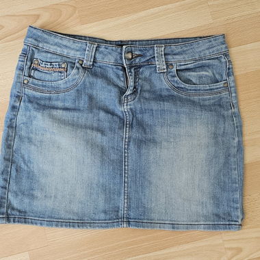 Jupe en jean mini taille 40