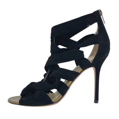 Jimmy Choo Suede Knot Pump EU 39 Black