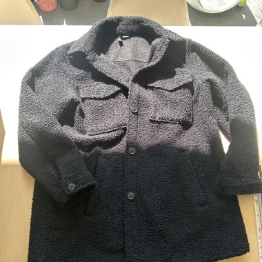 Giacca teddy nera H&M