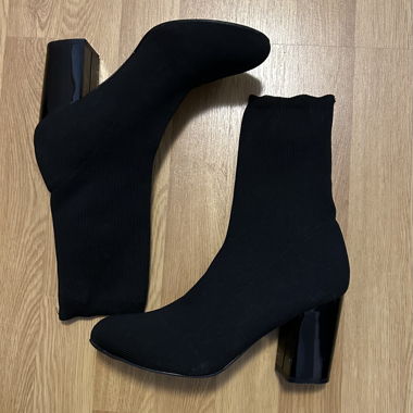 Black ankle boots