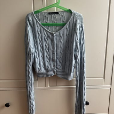 cardigan light blue 