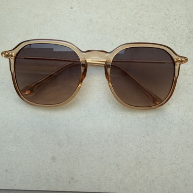 Sonnenbrille gold/braun
