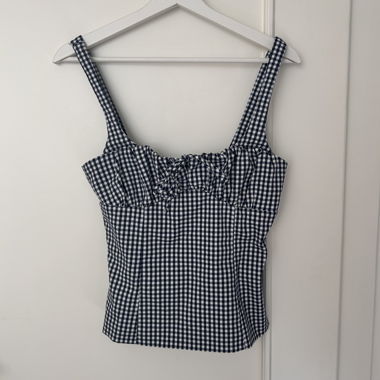 Zara gingham top
