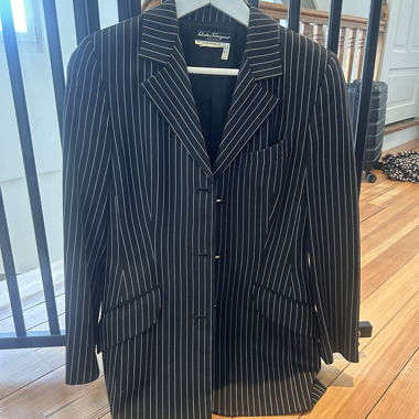 Blazer à fines rayures de Salvatore Ferragamo