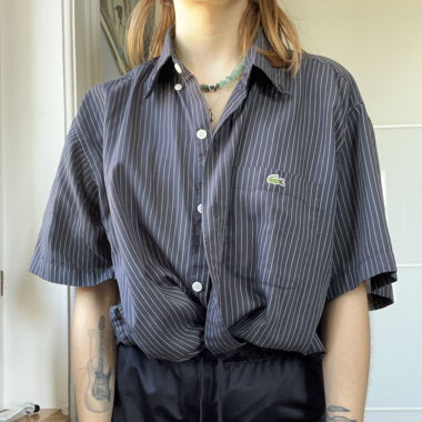 Striped Lacoste shirt - L
