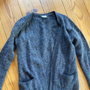 Warmer Cardigan ohne Verschluss