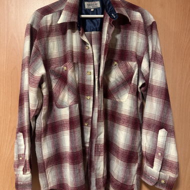 Veste-chemise en flanelle à carreaux