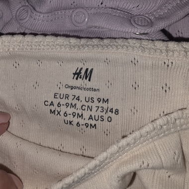H&M Baby Bodysuits 6-9M 4er Set
