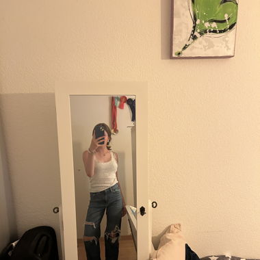 Jeans a gamba larga H&M