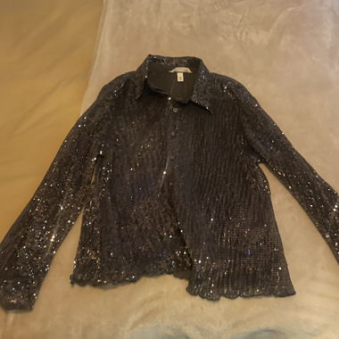 Pailletten Bluse H&M