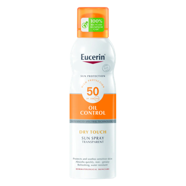 Eucerin Oil Control SPF 50 Dry Touch Sun Spray