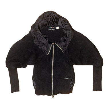 Y2k Off Shoulder Hybrid knit Jacket