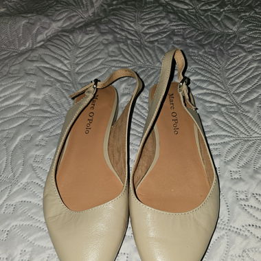 Ballerines Marc O'Polo beige cuir pointues été 39