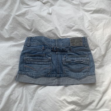Jeans-Minirock