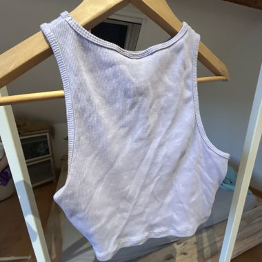 Lilac Ribbed Tank Top