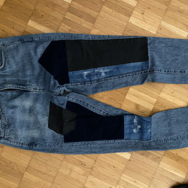 Jeans with Black Panels