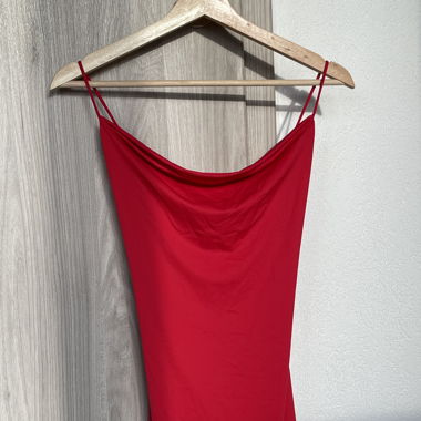 Robe moulante rouge