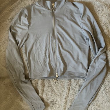 Grey FB Sister Zip-Up Jacket