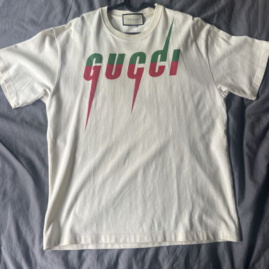 Weisses Gucci T-Shirt