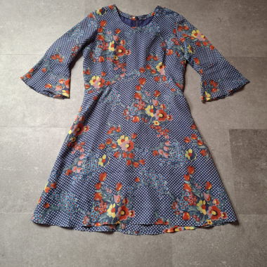 Robe fleurie des années 70