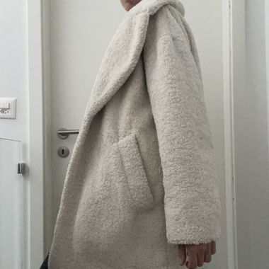 H&M White Fur Coat
