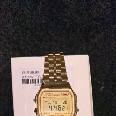 Casio A158WETG-9AEF  Uhr
