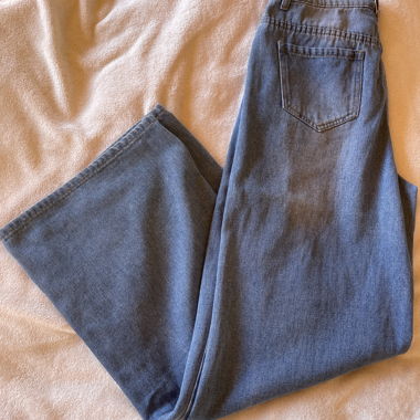 Wide leg Jeans - blau