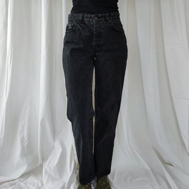 Jeans taille mi-haute