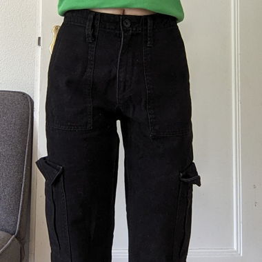 schwarze Cargo Pants BDG Grösse XS