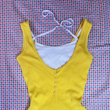 Fake double layered top, y2k