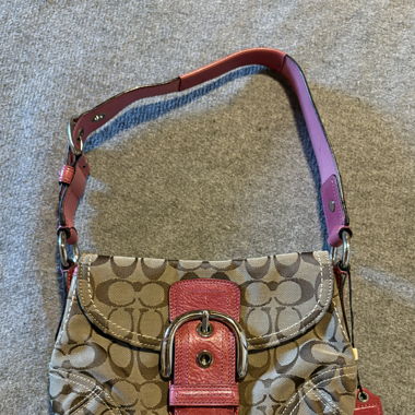 vintage Coach Soho Schultertasche