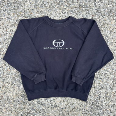 Felpa vintage Sergio Tacchini ricamata
