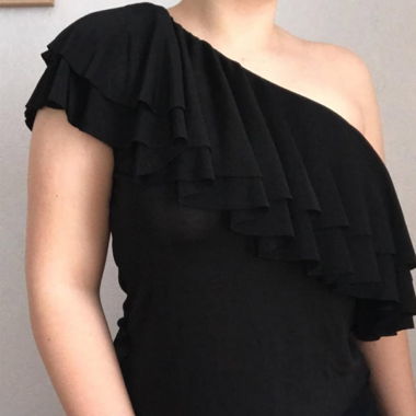 t-shirt asymétrique
