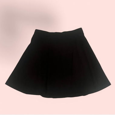 black tennis skirt
