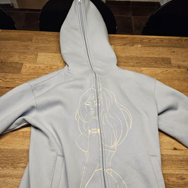 Zip hoodie blau