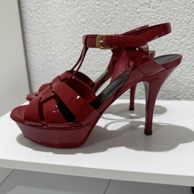 Saint Laurent Tribute Heels Rot Lack 36