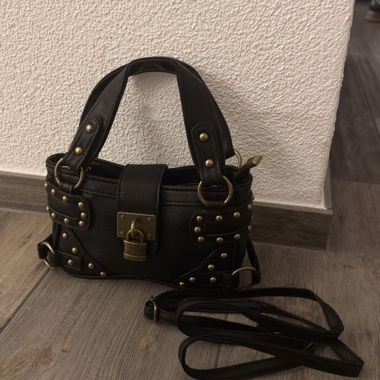 Schwarzer Mini Citybag