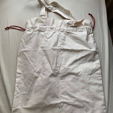 White Fabric Pouch
