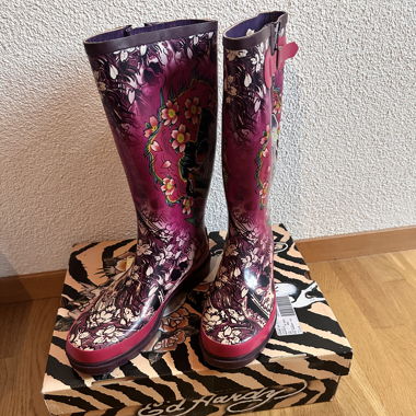 Ed Hardy Gummistiefel