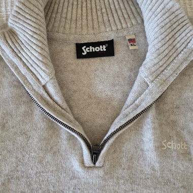 Maglione in lana Schott beige