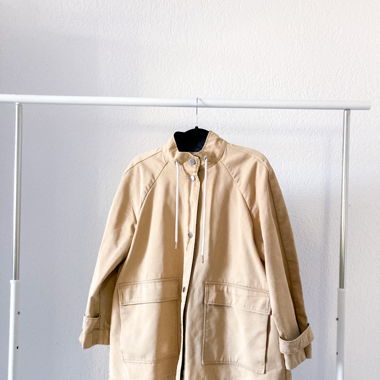 Beige Jacke 