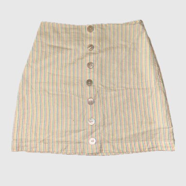 Striped Mini Skirt