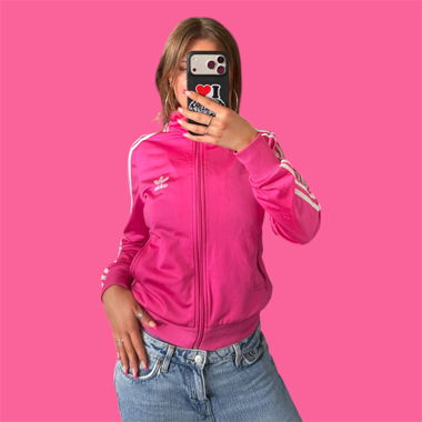 Giacca da track Adidas rosa