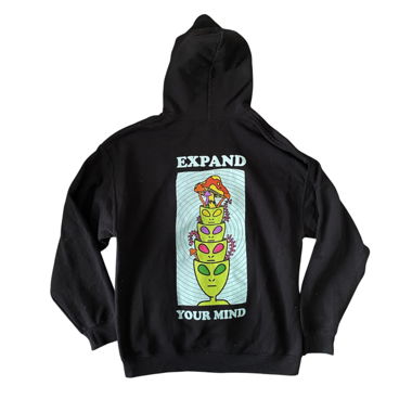 psychedelic graphic hoodie 
