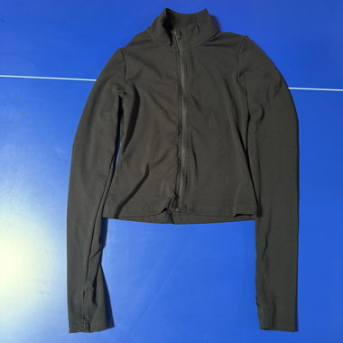 Black women’s jacket with zipper