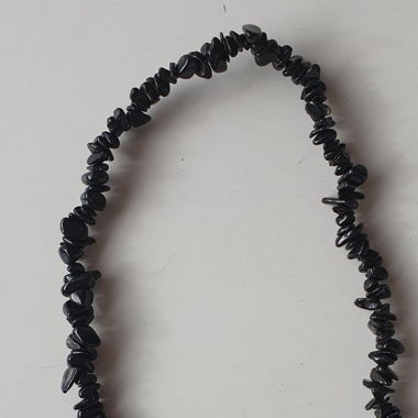 Halskette aus Turmalin schwarz